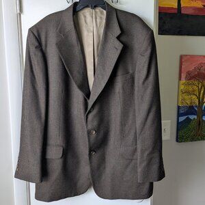 Oscar de la Renta Wool Blazer Suit Jacket Sports Coat Men's Size 48L